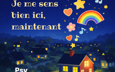 Je me sens bien ici, maintenant